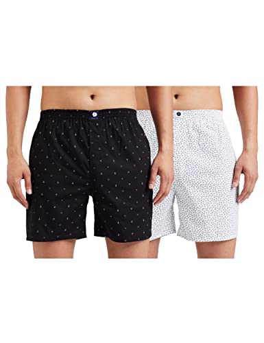 Image of Amazon Brand - Symbol Men's Cotton Regular Printed Boxer Shorts (Color & Print May Vary)