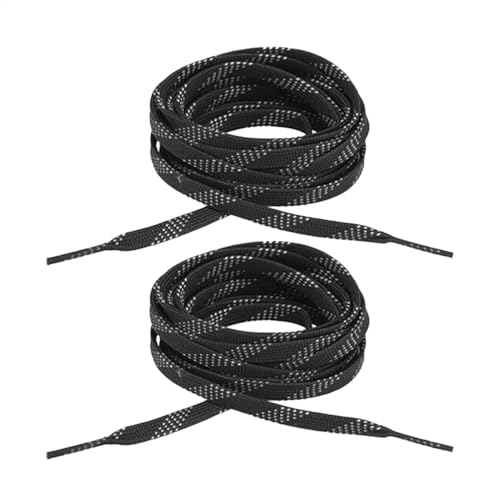 Lacets de patins doubles tressés, dentelle cirée pour patins à roulettes | Lacets de patins de hockey cirés,Accessoires de chaussures de patinage confortables pour patins à glace, patins de hockey, pa