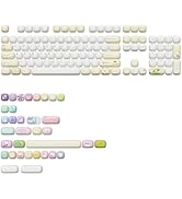 YUNZII Claviers MOG 138 touches, Dye Sub PBT Clavier personnalisé pour profil MOG, jolis claviers...