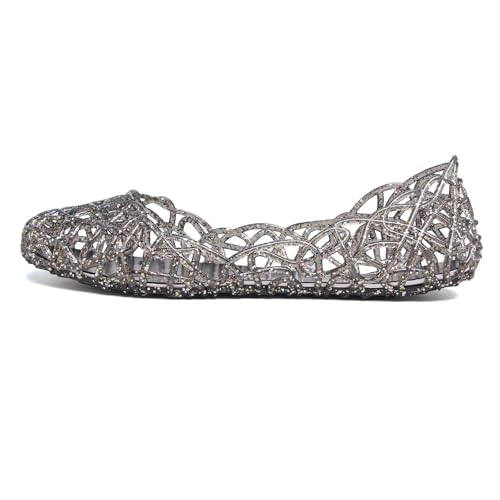 Image of Dear Time Women Flat Heel Summer Beach Jelly Shoes
