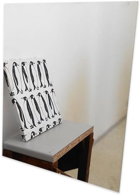 Hopstore ST-4050 Stainless Steel Flat Mirror, Square Shape, 0.8t x 40cm x 50cm, Made in Japan