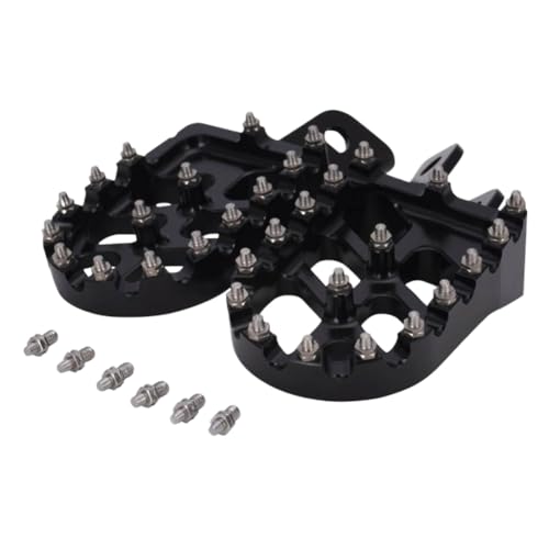 Repose-pieds aluminium noir pour KLX110 et KX60 de rechange
