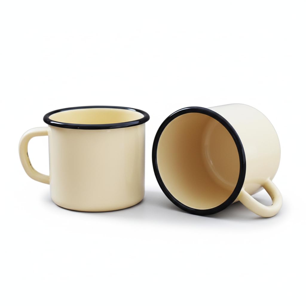 Tazza smaltate 350 ml Design vintage