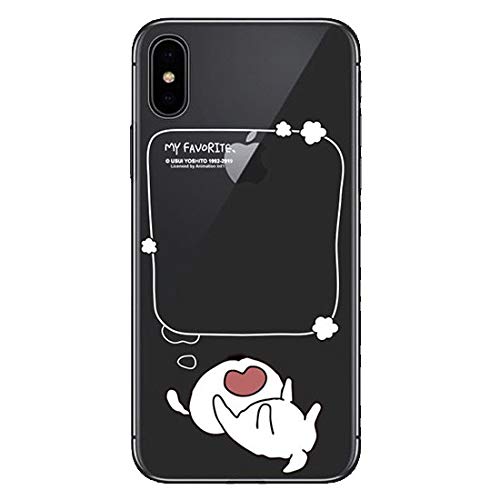 iPhone15 Plus 用 クレヨンしんちゃん クリア ケース 【日本国内から発送】 CrayonShinchan Favorite S1 Clear Case アイフォン 15 プラス 対応 TPU ゼリー キャラクター カバー Type3 シロ