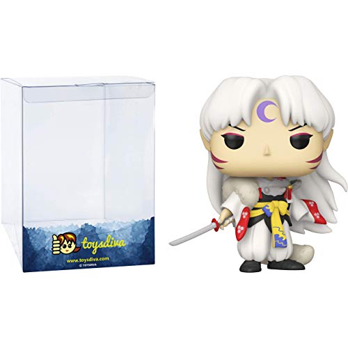 Sesshomaru: Funk o Pop! Animation Vinyl Figure Bundle with 1 Compatible 'ToysDiva' Graphic Protector (769 - 46919 - B)