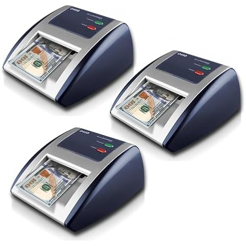 AccuBANKER D450 5-Point Counterfeit Bill Detector Machine, Retail Grade - UL Listed (Pack of 3) Cover