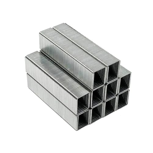 XiBany 4-14mm Narrow Crown Nails 1.2mm Thick Nail High Hardness Door Nails 4/25inch To 9/16inch for 3 In 1 Heavy Duty Staple Gun