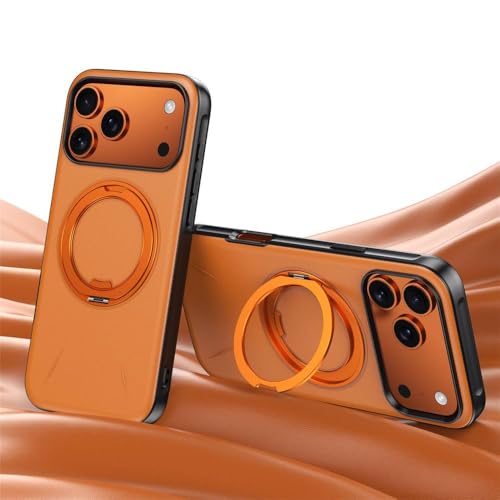 �ϋv���̂���V���R�����U�[�}�O�l�b�g�u���P�b�g�d�b�P�[�X iPhone 17 16 15 Pro Max 17 Air 16 15 Plus ���C�����X�[�d�ϏՌ��J�o�[�A�I�����W�AiPhone 17�p