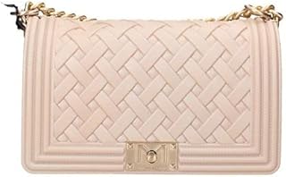 Borsa a tracolla Braid-m in Eva. Patta frontale chiusa con bottone. Dimensioni 25 x 15 x 8 cm.