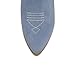 Soda “BLAZING” ~ Women Western Stitched Pointe Toe Low Heel High Top Ankle Shaft Boot Bootie (BLUE DENIM NUBUCK, us_footwear_size_system, adult, women, numeric, medium, numeric_7)