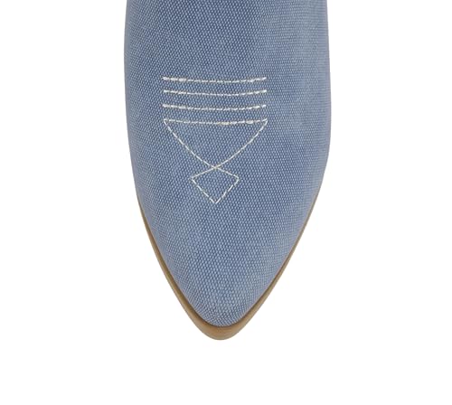 Image of Soda inchBLAZING inch ~ Women Western Bootie Pointe Toe with Low Heel (Wide Fit Available)