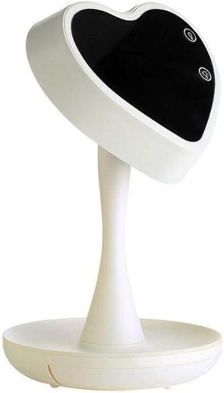 Desktop Rechargeable Vanity Mirror Led Professional Light Makeup Mirror Portable Mirror Table Lamp AN1014 917 (Size : B())
