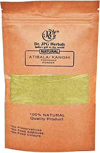 BETT Dr. JPG 100% Natural Atibala/Kanghi Leaf Powder-200g-(Panchang Powder) (100g X 2PC=200g)