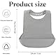 PANYI Silikon Lätzchen für Erwachsene Wasserdicht Adjustable Silicone Adult Bib Wiederverwendbar Lätzchen Erwachsene Geeignet für Erwachsene Oder äLtere Menschen(42 * 28cm)