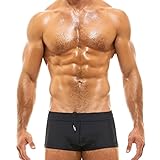 Badeslip Herren Sexy Kurz Eng Funky Trunks Schwimmhose Enge Badeslip Männer Badeshorts Stretch Slips Sexy Schnelltrocknend Schwimmshorts Bademode für Herren Badehose Kurz Slip
