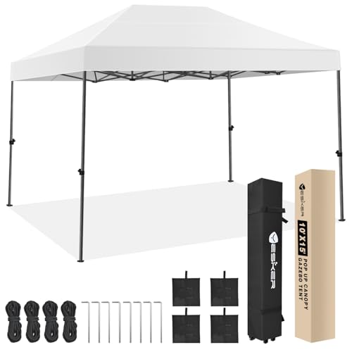 Yesker 10x15 Pop Up Canopy Tent - Instant Outdoor Canopy