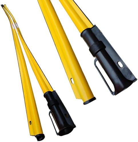 Commercial Electrical Insulating Sleeves for Overhead Cable - 3m Long Anti Electric Shock Protective Cover, 12-Piece Insulated Tube Set for Outdoor Use