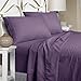 Mejoroom Queen Sheet Set - Hotel Luxury Sheets & Pillowcase Sets - Extra Soft Bed Sheets - Deep Pocket Fitted Sheet, Breathable, Wrinkle & Fade Resistant - 4 Piece (Queen, Purple)