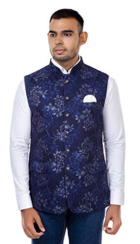 Looks Plus Men's Fashion Waistcoat Nehru Styled KH-1676. Lk PL-picture-21