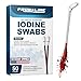 Bundle Iodine Swabs and Black CPR Mask Black