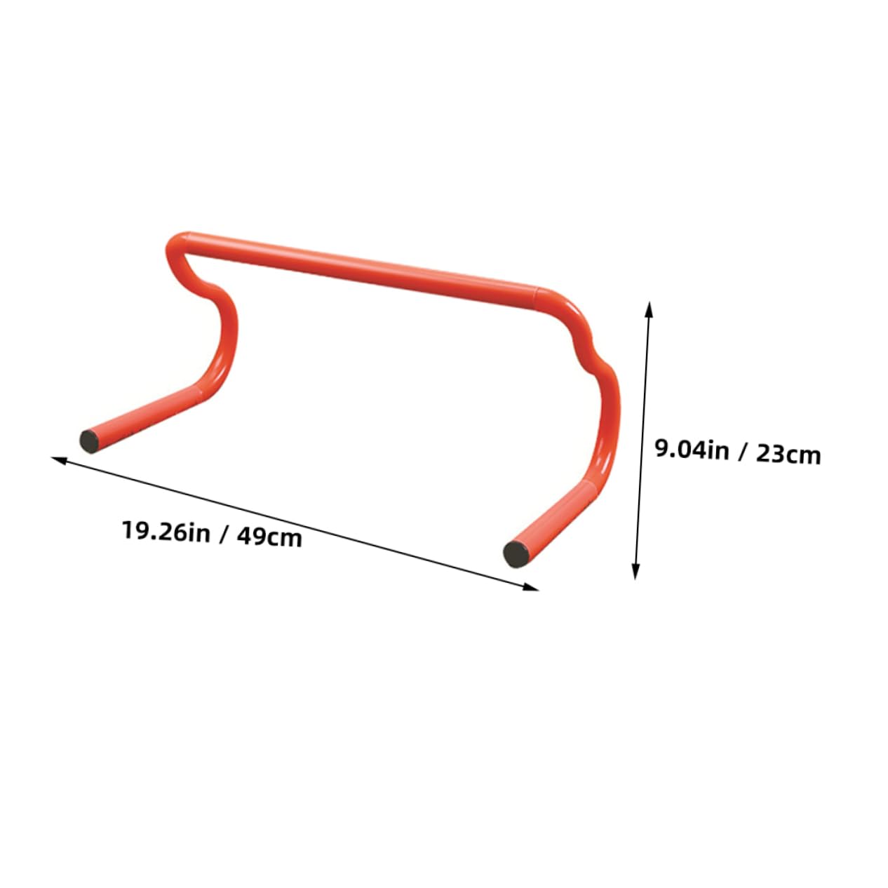 BRIGHTFUFU 3Pcs Detachable Athletic Hurdles for Speed Training Easy Assembly Transport Durable Jumping Equipment for Soccer and Basketball Drills