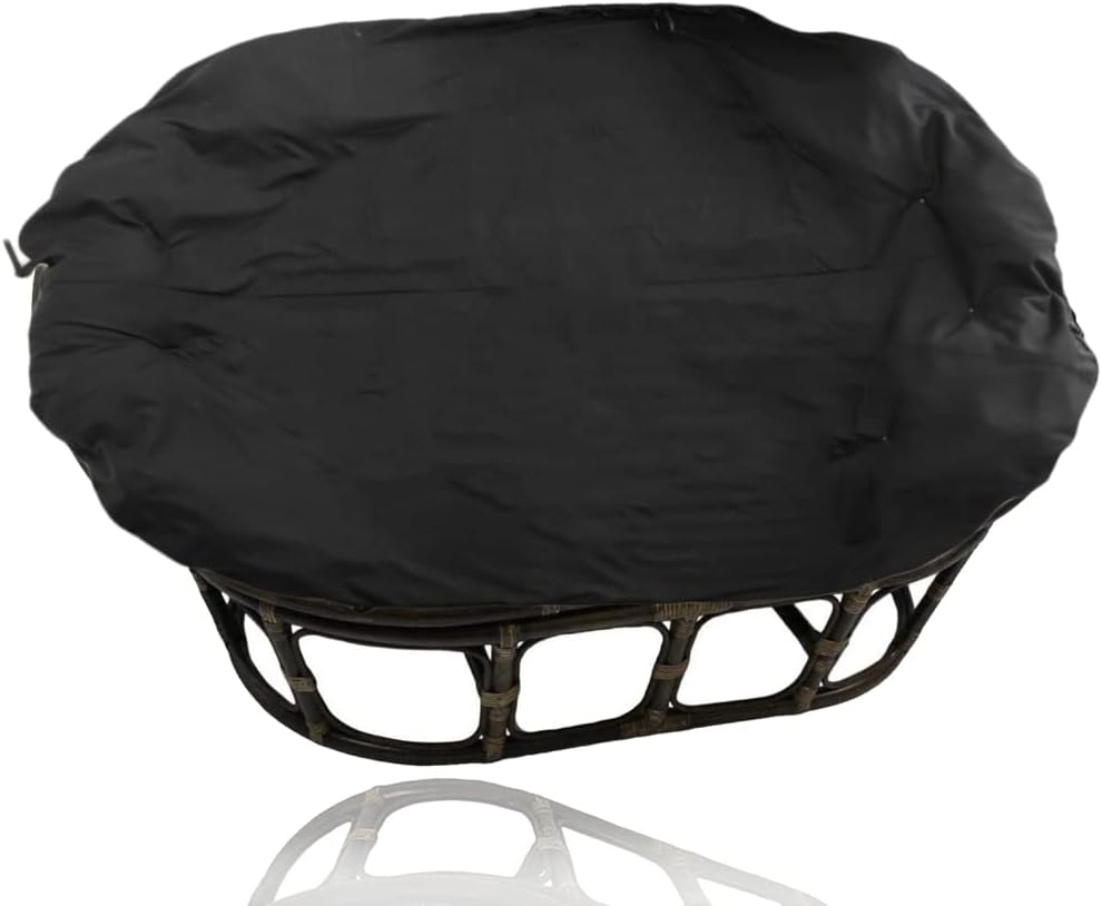 Double Papasan Chair Cushion Covers Only, Double Papasan Cushion Cover, Outdoor Indoor Cushion Waterproof Slipcover for Wicker Egg Chair, Internally Fixed,Waterproof a,67 * 47 * 6in