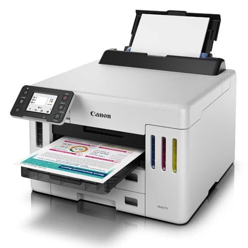 Canon MAXIFY GX5550 Fini les Cartouches Chères Imprimante MegaTank Économique Haute Capacité