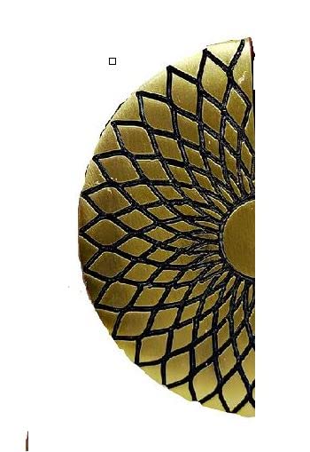 EHardware Depot : Decorative, Metal, Round Shape Knob for Drawers and Cabinet (6 cm Diameter, Brass, Antique Finish)