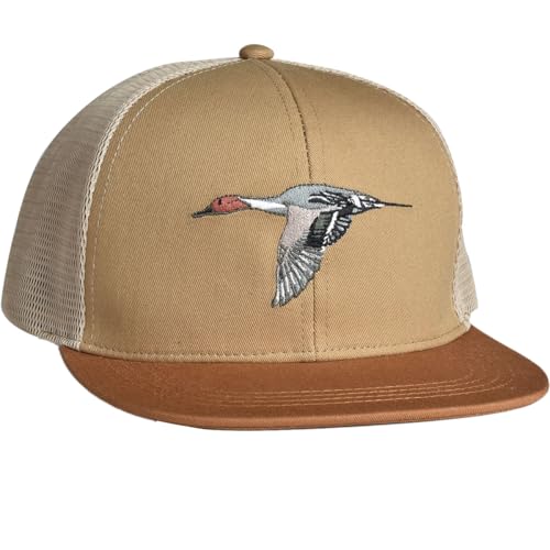 Image of EDTREK Outdoorsman Pro Trucker Breathable Mesh Performance Cap - Flat Brim Snapback Hat
