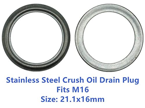 10 Pcs Subaru Oil Drain Plug Gaskets 803916010 Compatible