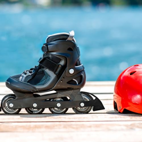 VICASKY Bremsklotz Rollschuhbremsen Inliner Bremse Set Mit Universellen Bremsen Für Inline Skates Ersatz Bremsklötze Rollschuhe Professionelle Skating Inklusive Schrauben 3 Teilig