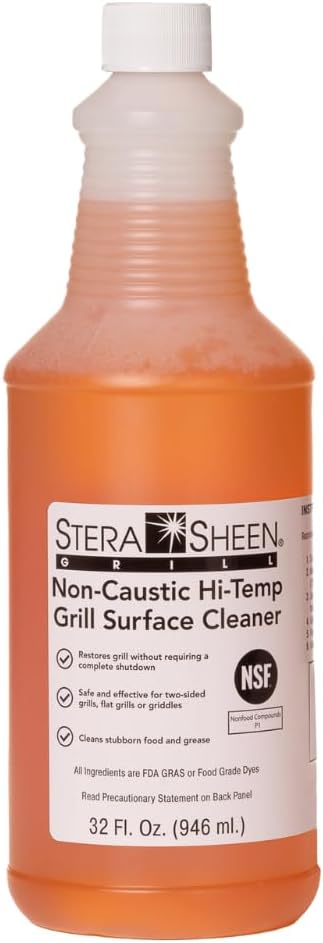 Stera Sheen - Grill Cleaner - Food Safe, Non-Caustic Formula