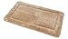 Produktbild flauschig weiche Mikrofaser Hochflor Badematte Badmatte Duschvorleger Duschmatte Badvorleger Vorleger Badteppich Matte Teppich für Bad Badezimmer Dusche Sauna rutschfest 60 x 100 cm beige braun