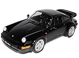 porsche 964 turbo  Welly Porsche 964 911 Turbo Coupe Schwarz 1/18 Modellauto Modell Auto