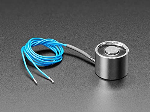Adafruit 5V Electromagnet - 2.5 Kg Holding Force - Blue Cylindrical Iron Electromagnet