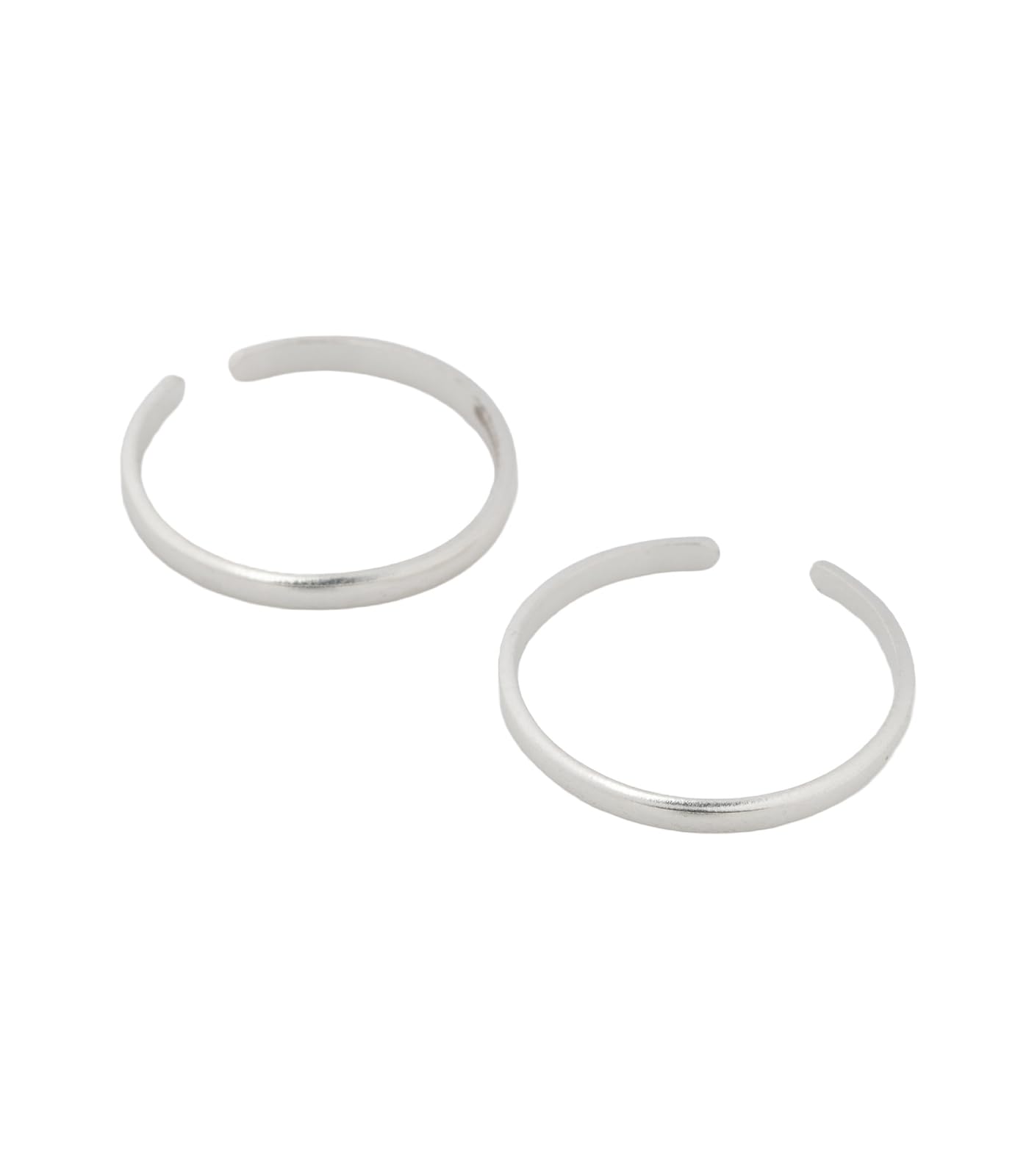 | 925 Sterling Silver | Simple Curv Toe Ring | Adjestable | Toe Ring for Women | With Certificate of Authenticity and 925 Stamp