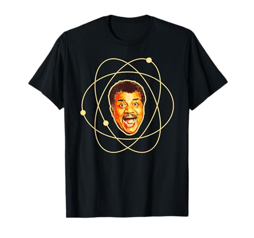 Neil deGrasse Tyson Atomic Neil Face - Funny Science Hoodie T-Shirt