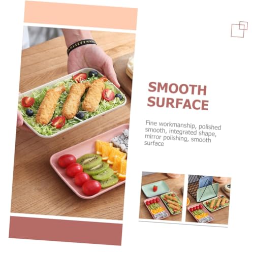 Set de 4 platos rectangulares para sushi Luxshiny miniatura 7