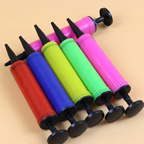 STOBOK Bolas Bomba Bolas Inflador 15 Pcs Mini Balão Portátil Bomba de Ar Balão Soprador Ferramenta d