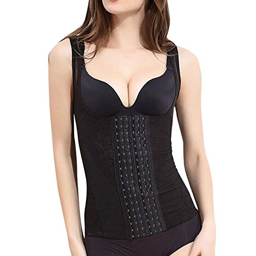 K-Youth® Faja sin Costuras Abdomen Cintura Adelgazante Adelgazar Lencería Sexy Moldeadora Slimming Shapewear Ajustable Chaleco Mujer Corset Push Up Corsé Mujeres Bragas Modeladoras de Cintura Mujer