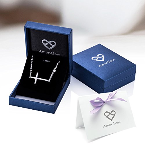 Amoraime 925 Sterling Silver Cross Bracelet For Women Faith Bracelet Dainty Religious Christian Believe Faith Bracelet Cz Adjustable Jewelry For Christmas Or Birthday #TOP5