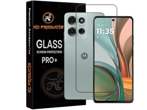 Image of Tempered Glass Screen Protector Compatible For MOTO G75 / Motorola G75 with Easy Self Installation Kit