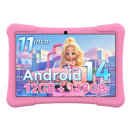 SVITOO Tabletas Android 14, Unisoc A75 8 Core CPU.11 pulgadas Tablet.12GB+128GB (1TB expandido). Widevine L1, 1280x800 IPS, 8000mAh, 5MP + 13MP. Tres cámaras. Tableta Android con Bluetooth 5.0, WiFi