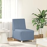 ROMHZKS Sillón de pana con marco de madera contrachapada para sala de estar y estudio, cómodo sofá de lectura en gris, elegante mueble para relajarse y ver la televisión, estructura robusta