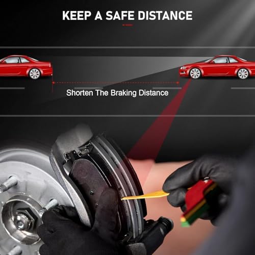image for cciyu D1645 D1564 Front Rear Ceramic Brake Pads Kits 8pcs fit For 2013