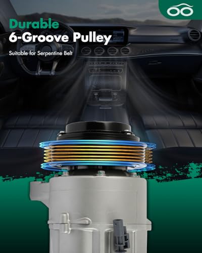 Image of SCITOO AC Compressor fit for Chevrolet for Impala 3.6L 2012-2013 | Fast Cooling, Ultra Low Noise (≤72 dB)Air Conditioner Compressor with Clutch, Easy Installation, 22798744 23232322 86811092