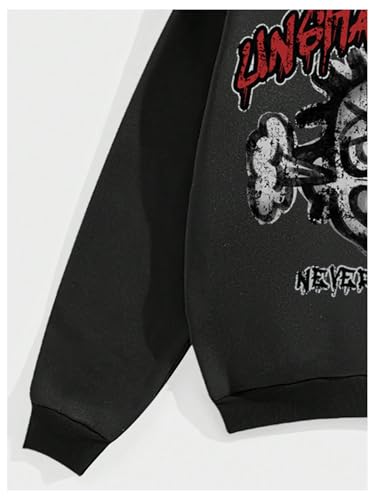 SOLY HUX Men's Retro Y2k Hoodie Graphic Long Sleeve Hooded Sweatshirts Loose Pullover Streetwear3