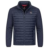 Höhenhorn Kaprun - Chaqueta híbrida acolchada para hombre, Azul oscuro., M