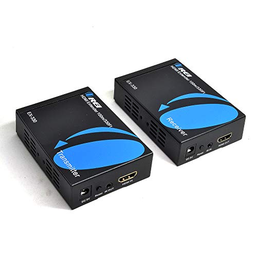 image for HDMI Extender Balun by Orei Upto 330 Feet 1080p Signal Over Single CAT