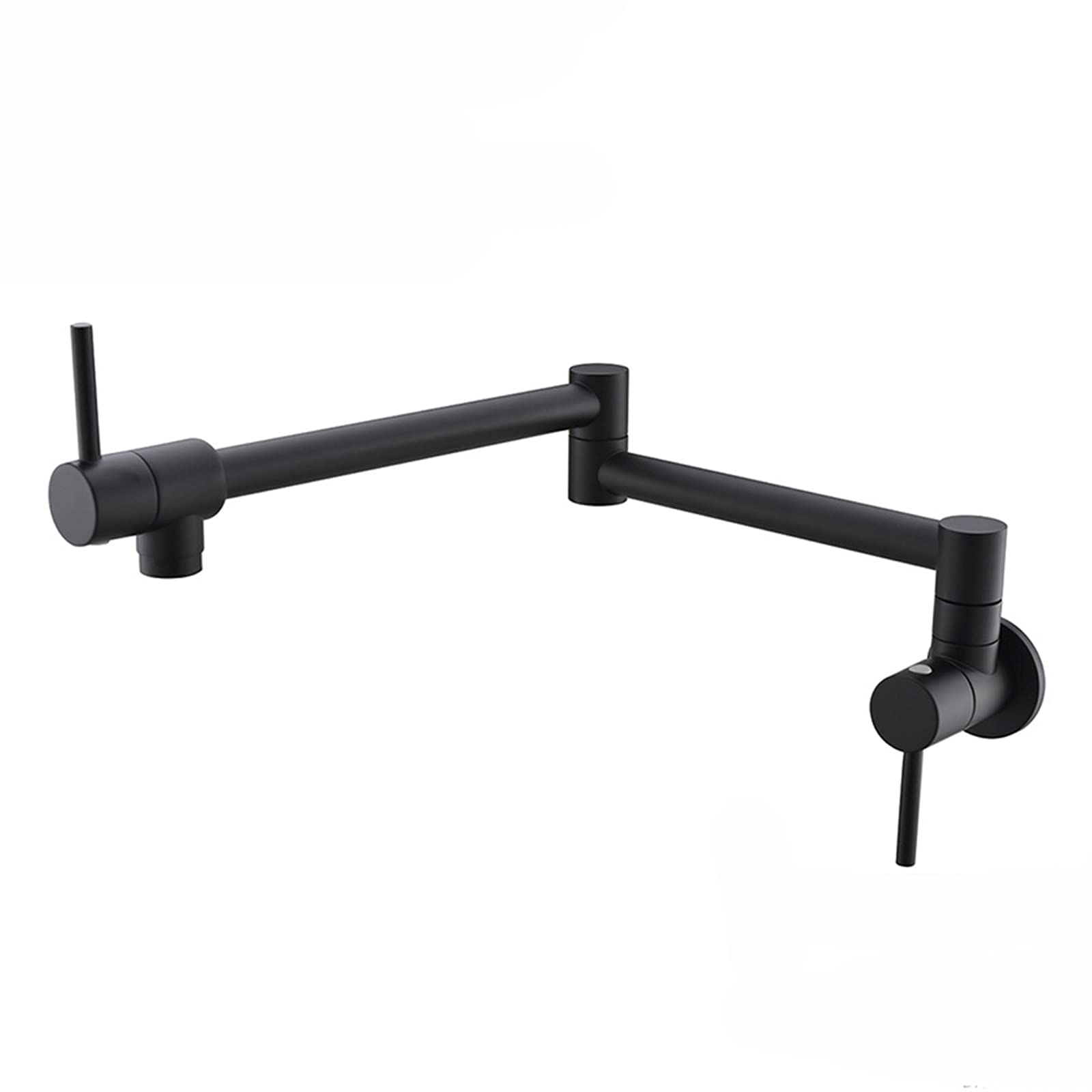 Rubinetto riempitivo for pentole Rubinetto da cucina pieghevole a parete Rubinetto for lavello da cucina monoforo freddo singolo Rubinetto da cucina con braccio oscillante doppio snodo in ottone massi